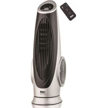 Ventilator turn fakir prestige tvl 90, 3 trepte viteza, 90w, functie oscilatie, termometru, timer, telecomanda