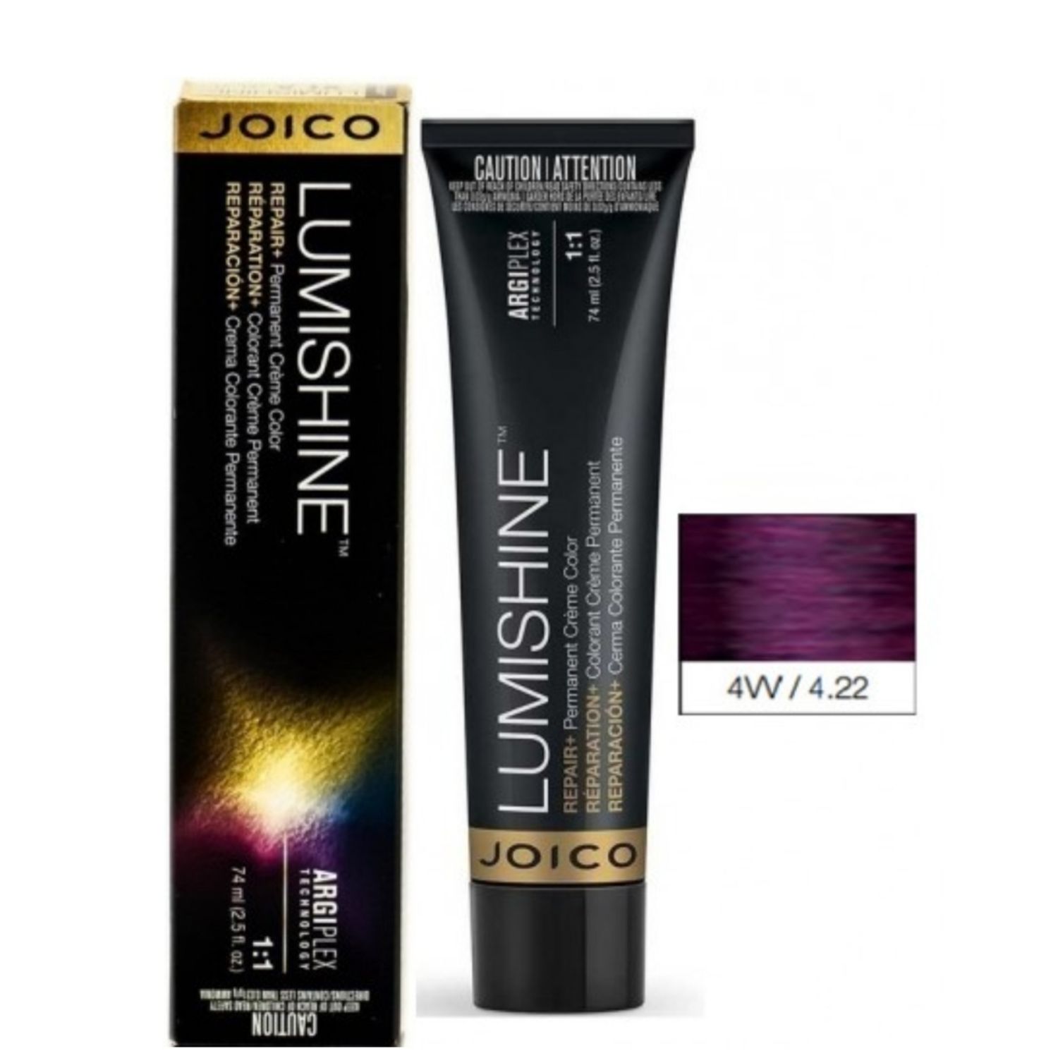 Joico - Vopsea De Par Joico Lumishine Permanent Hair Color 4VV,74ml ...