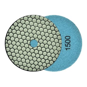Disc pentru slefuirea uscata a gresiei portelanate, 125 mm, granulatie 1500, Geko G78942 elefant.ro imagine noua 2022
