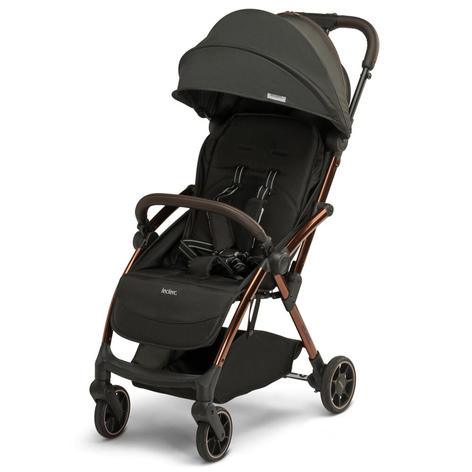 Carucior Leclerc Influencer Black Brown fotografia produsului