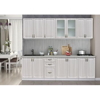 Set bucatarie iulia , 260x60x210cm, sandal