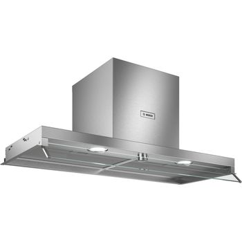 Hota incorporabila bosch dbb96af50, 620 m³/h, panou de sticla integrat, 3 viteze, filtru metalic, 90 cm, inox