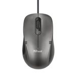 Mouse cu fir Trust Ivero Compact, USB, 1000 DPI, Optic, Negru fotografia produsului