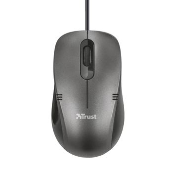 Mouse cu fir trust ivero compact, usb, 1000 dpi, optic, negru