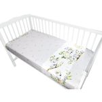 Qmini - Cearceaf cu elastic 120x60 cm Koala Bear Grey fotografia produsului View 2 S