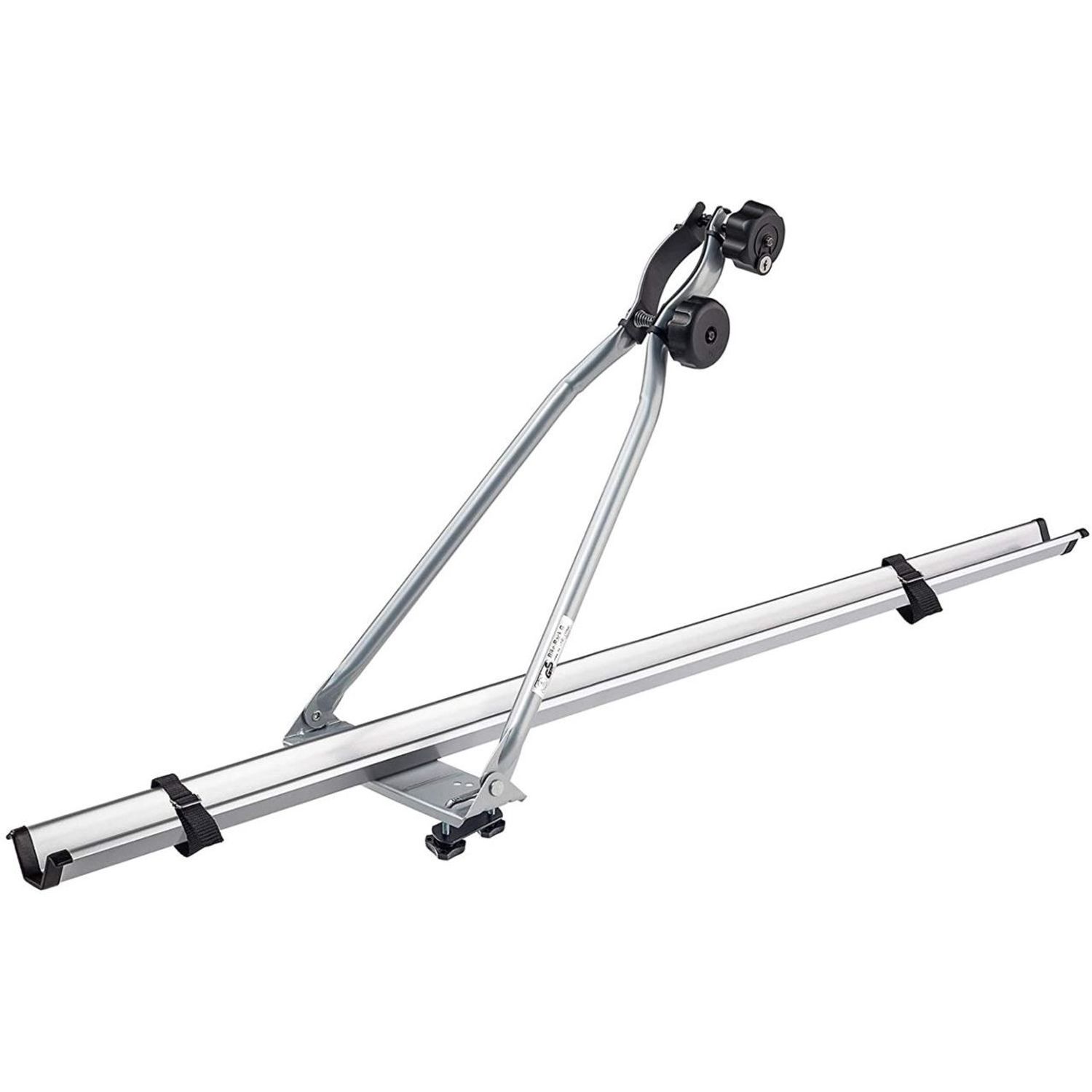 Suport bicicleta Cruz Bike Rack G, sistem antifurt, cu prindere pe bare transversale, negru fotografia produsului