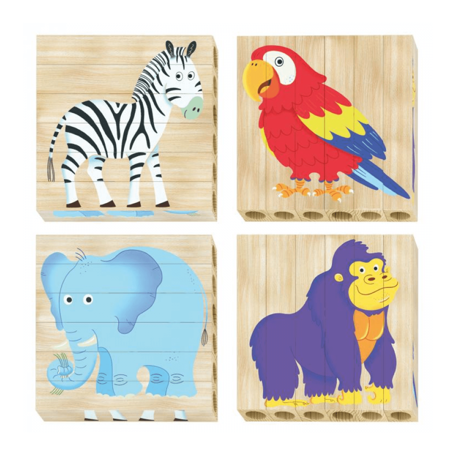 Joc Puzzle lemn Jungla fotografia produsului