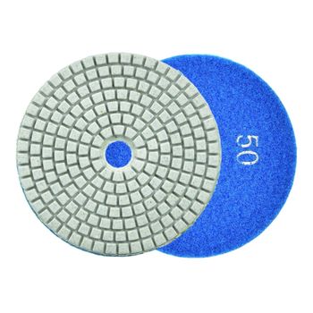Disc diamantat pentru slefuirea umeda a gresiei, granulatie 50, 100 mm, geko g78910