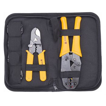 Set 2 clesti pentru sertizare cabluri electrice 7 in 1 pm-zdk-7t, powermat pm1077