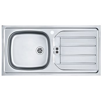 Chiuveta franke esl 614-86, 86x43.5 cm, cuva stanga, inox dekor, 101.0631.991