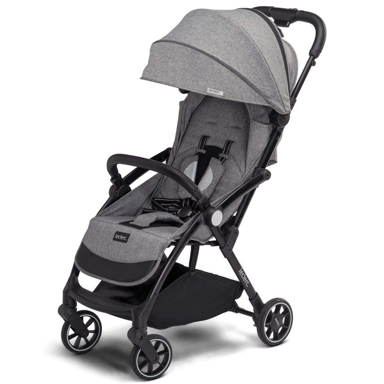 Carucior Leclerc Influencer Grey Melange fotografia produsului
