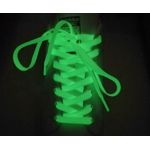 Sireturi fosforescente model sport, 100 cm, verde fotografia produsului