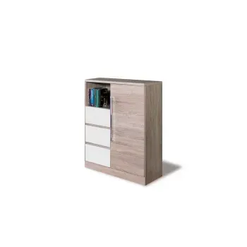 Comoda dome dy4, culoare sonoma, 85x105x42 cm