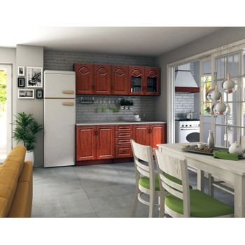 Set bucatarie tiulpan mdf 2.0, 200x60x200cm, calvados