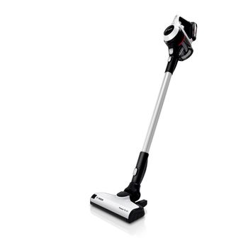 Aspirator vertical bosch unlimited bcs61bat2, acumulator de 18v, 2 trepte de putere, 300 ml, alb