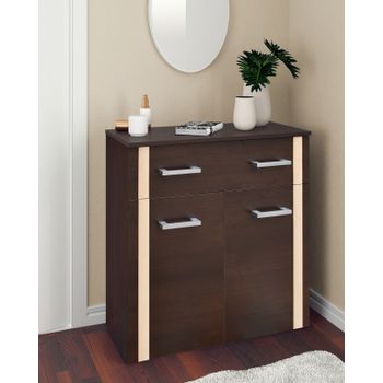 Comoda elegia, 89x41x82cm, wenge + mesteacan