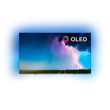 Televizor OLED Philips 65OLED754/12, Smart TV, 164 cm, 4K Ultra HD, Wi-Fi, CI+, Argintiu elefant.ro imagine noua 2022