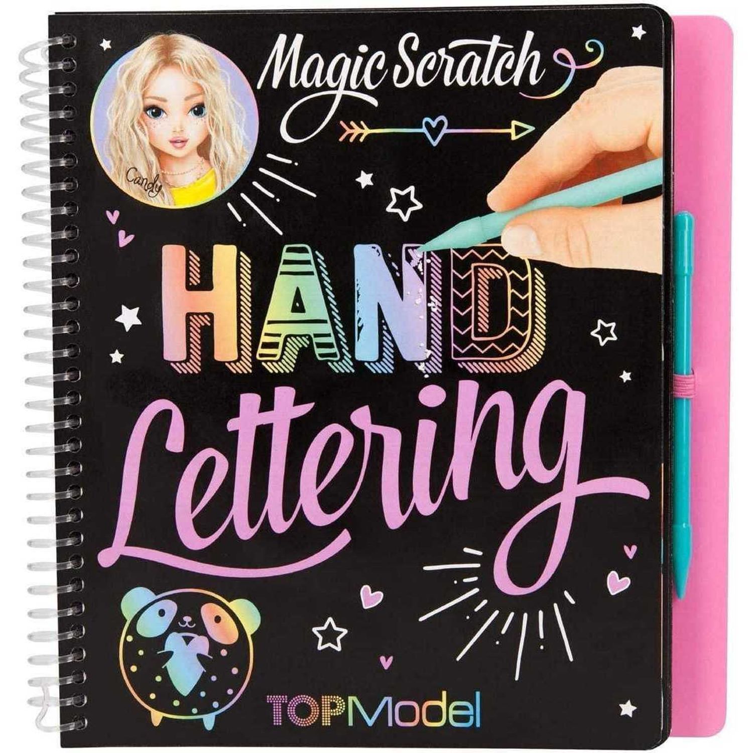 Carte Magic Scratch Hand Lettering Top Model Depesche PT11113 fotografia produsului View 2 L