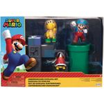 Set de joaca diorama Super Mario Nintendo, model Underground cu figurina 6 cm fotografia produsului