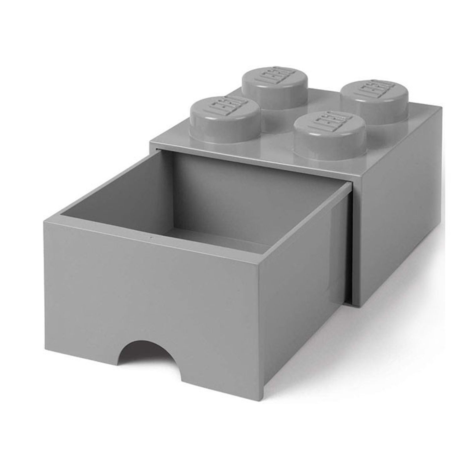 Sertar de birou LEGO 2x2 gri fotografia produsului View 2 L