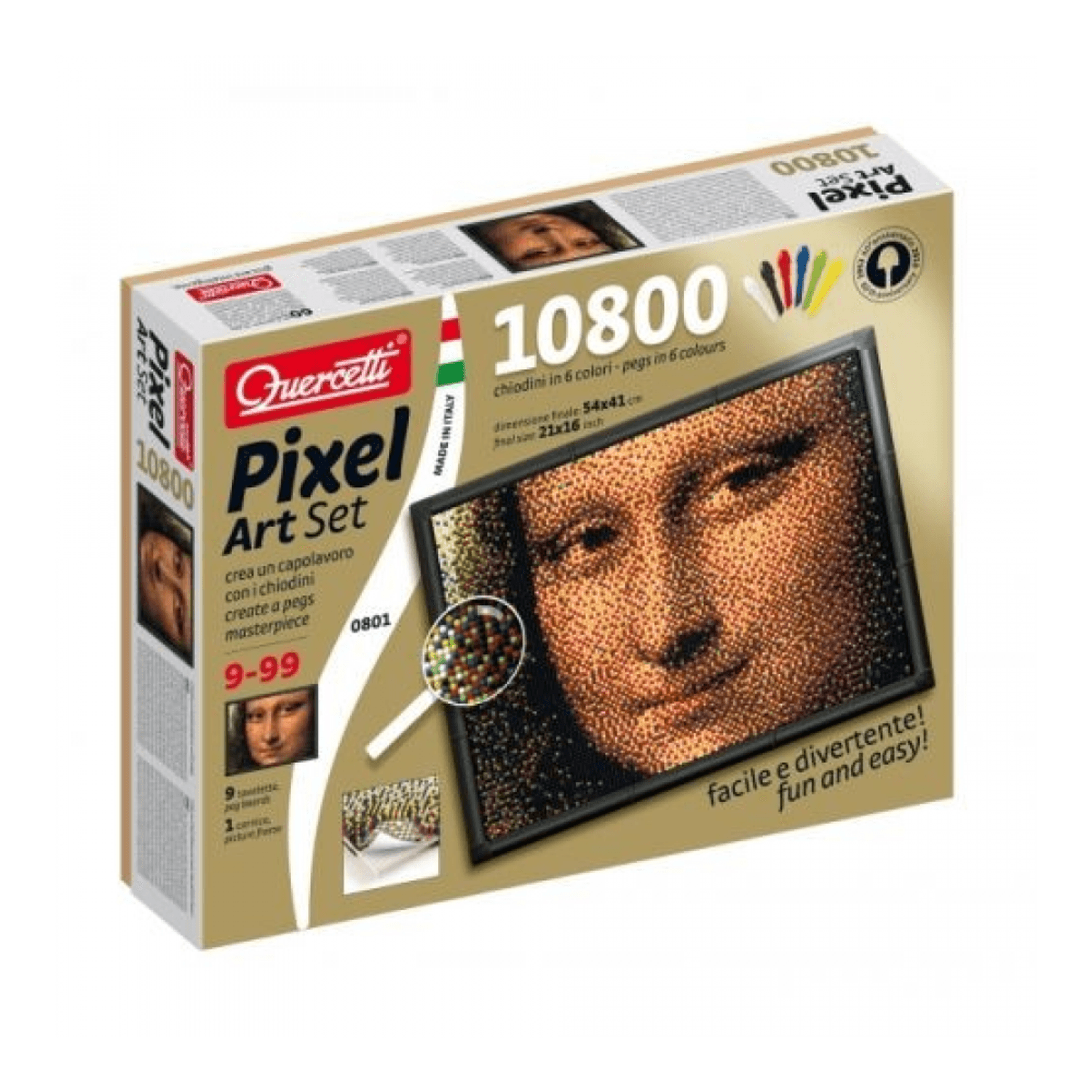 Pixel Art - Gioconda fotografia produsului