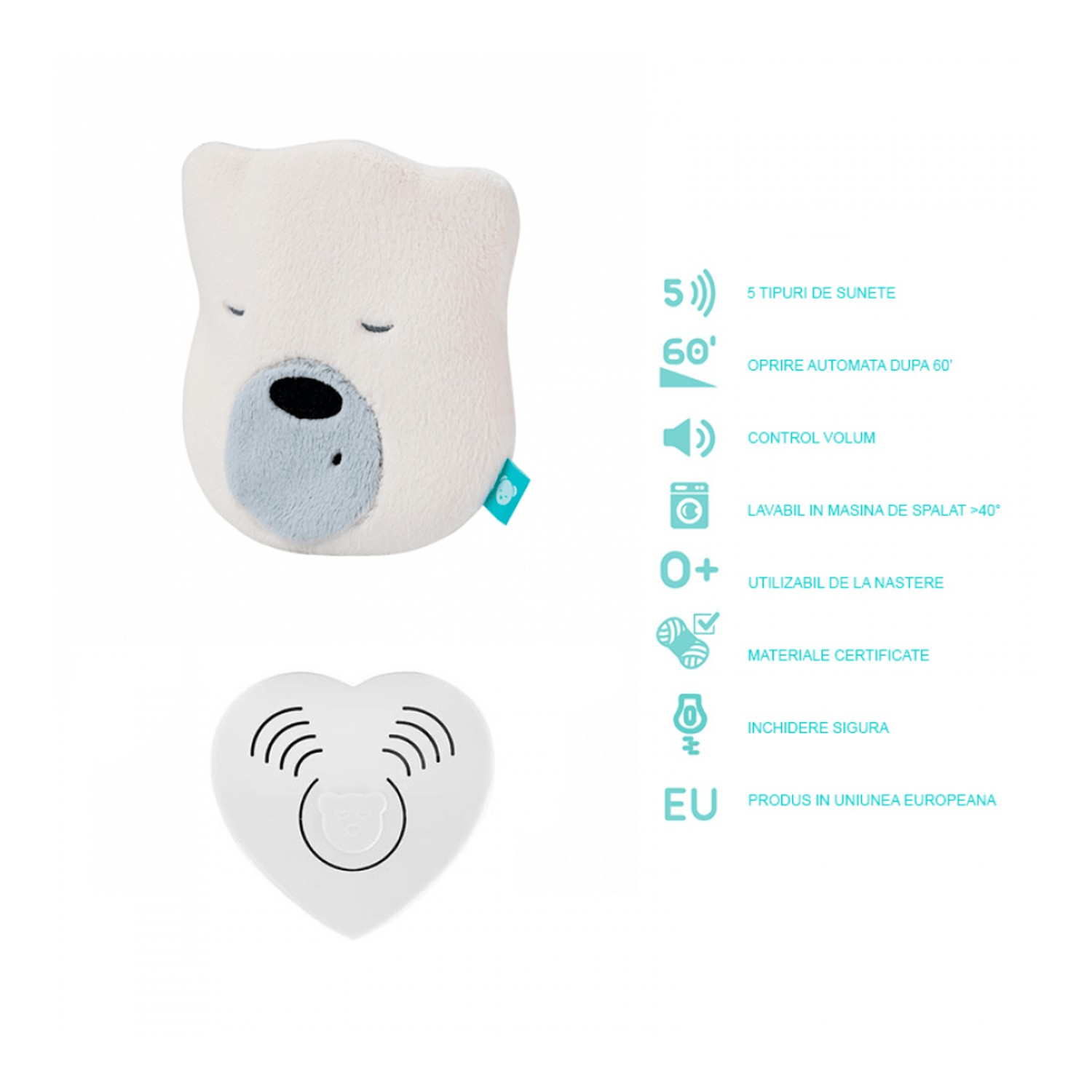 Ursulet myHummy Mini Basic Ecru fotografia produsului