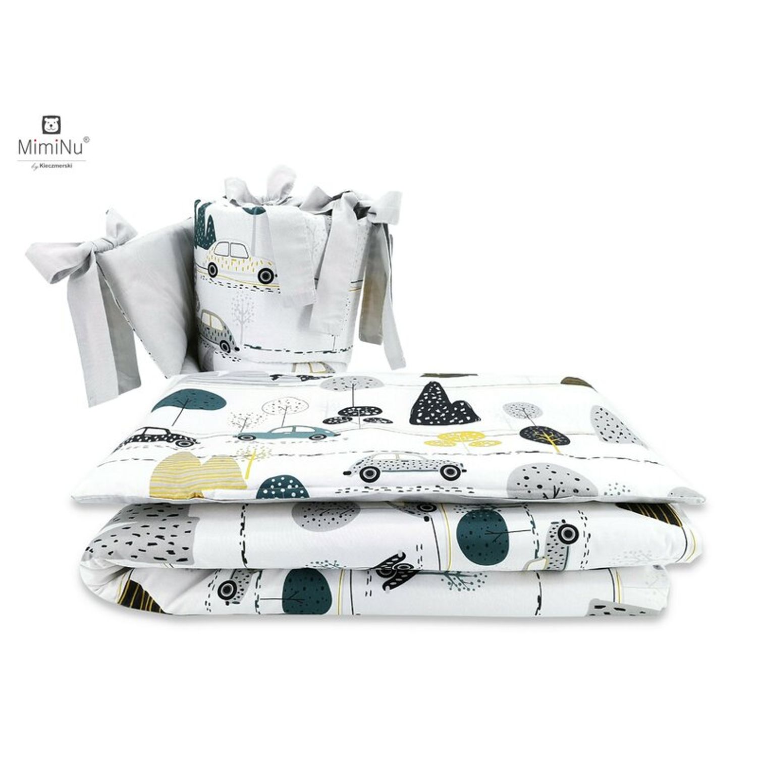 MimiNu - Set 3 piese patut, Childrens Journey Grey fotografia produsului View 2 L