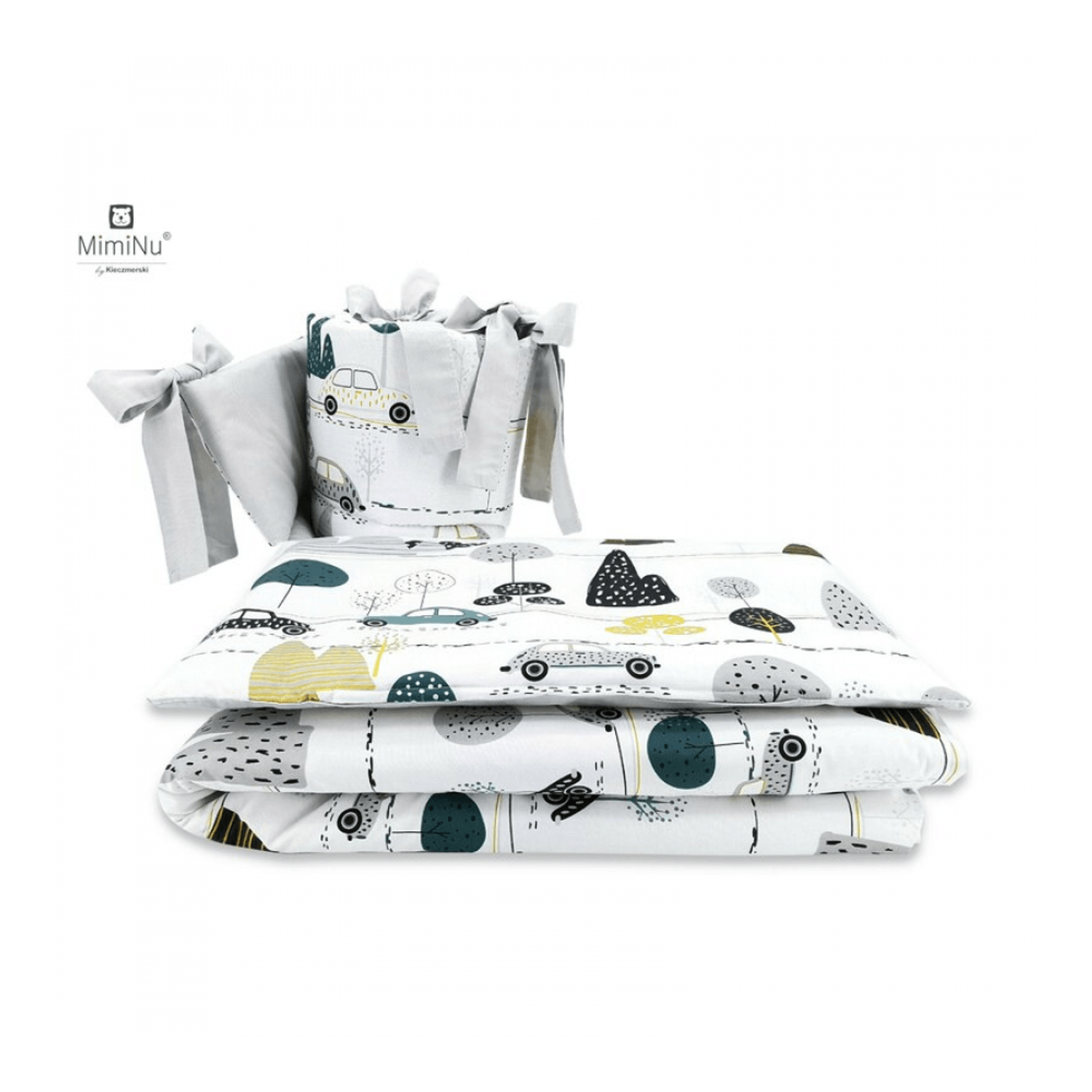 MimiNu - Set 3 piese patut, Childrens Journey Grey fotografia produsului