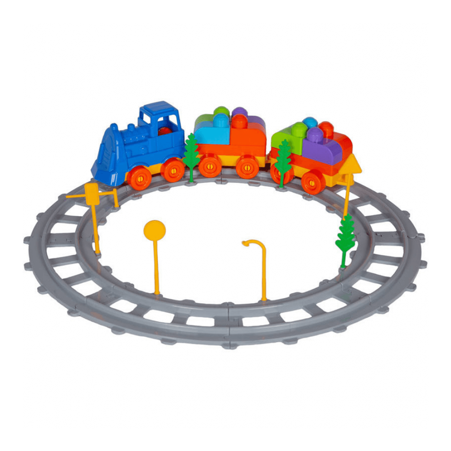 Set Tren 43 piese Magic Blocks Ucar Toys UC72 fotografia produsului