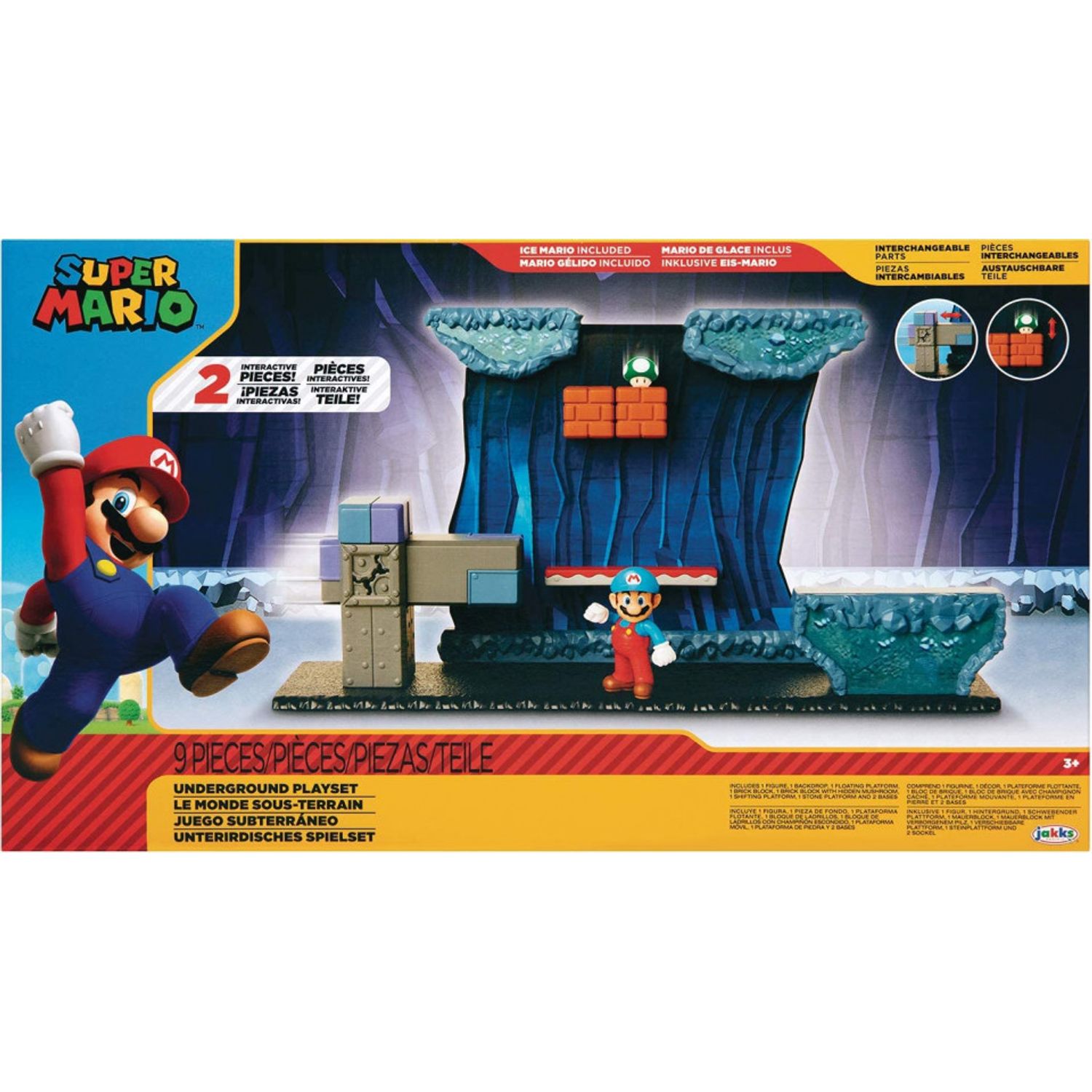 Set de joaca Underground Super Mario Nintendo fotografia produsului View 4 L