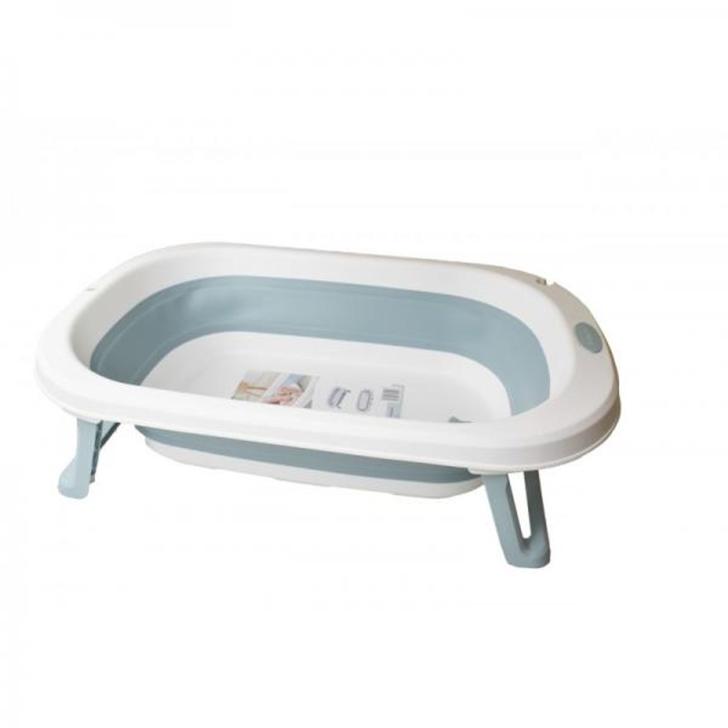 Cadita pliabila Miniworld Blue 81X50X20.5 cm fotografia produsului View 2 L