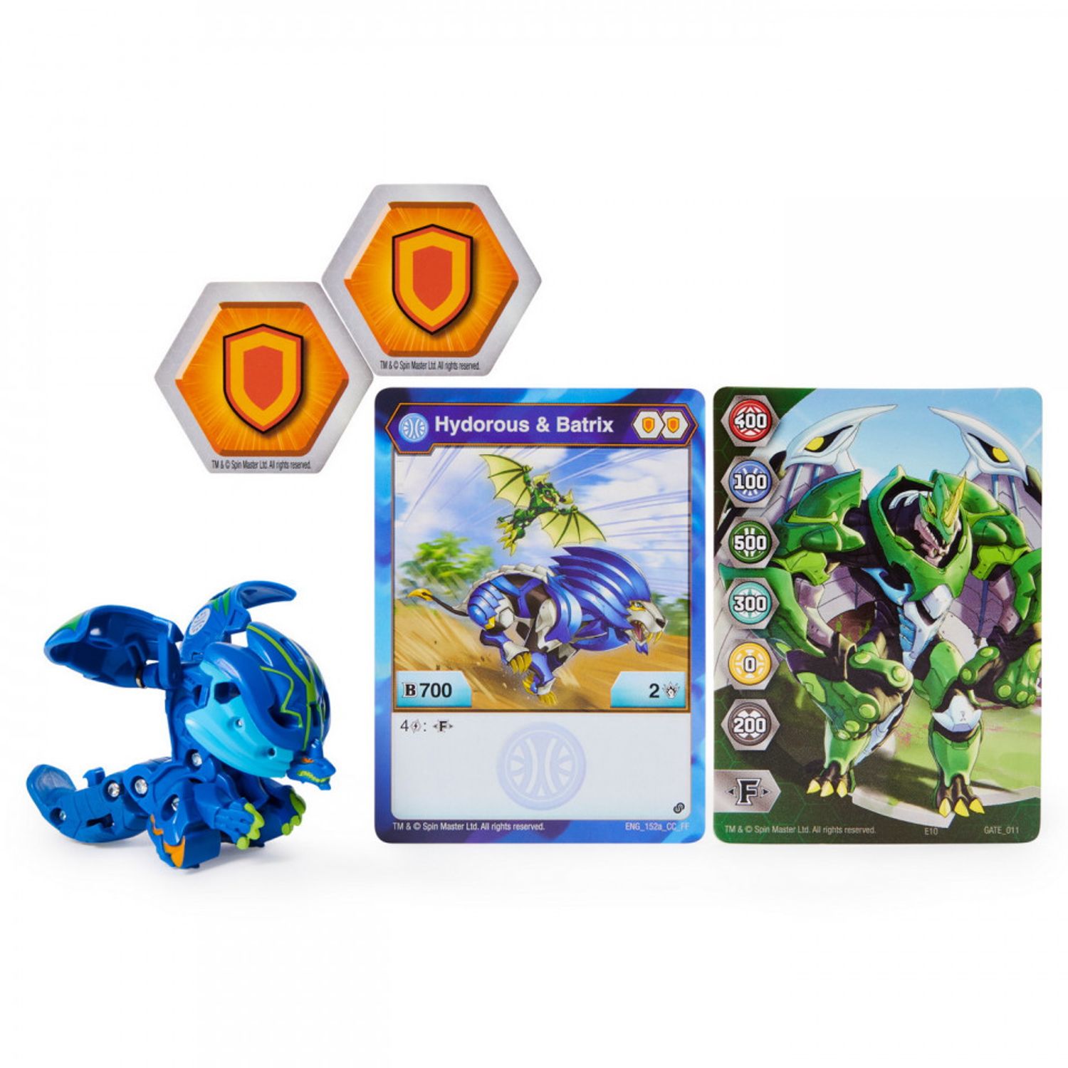 Bakugan S2 Bila Basic Hydorous Cu Card Baku-Gear Batrix fotografia produsului View 3 L