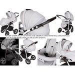 Carucior 3 in 1 Baby Merc Zippy Q - ZQ160C - Cadru Alb fotografia produsului View 3 S