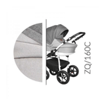 Carucior 3 in 1 Baby Merc Zippy Q - ZQ160C - Cadru Alb fotografia produsului