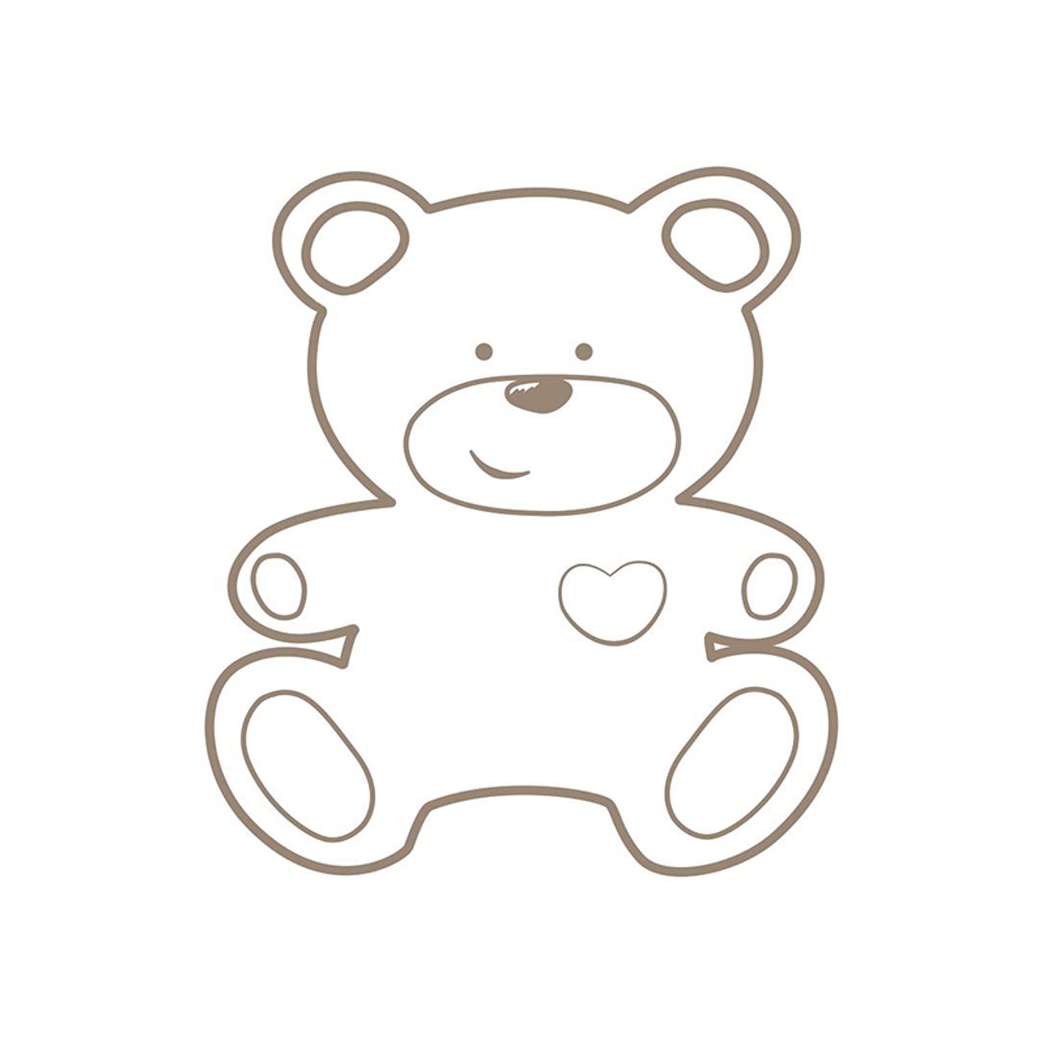 Patut copii Klups Safari Sweet Bear - BF fotografia produsului View 2 L