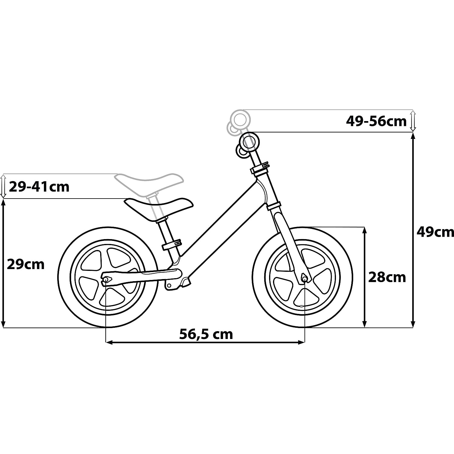 Bicicleta fara pedale 12 Star Wars Stormtrooper Seven SV9912 fotografia produsului View 4 L