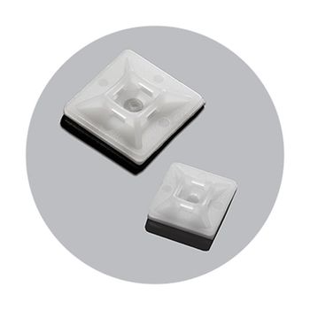 Suport adeziv pentru coliere din plastic benman 70875 28x28mm upto 4.8 100 pcs