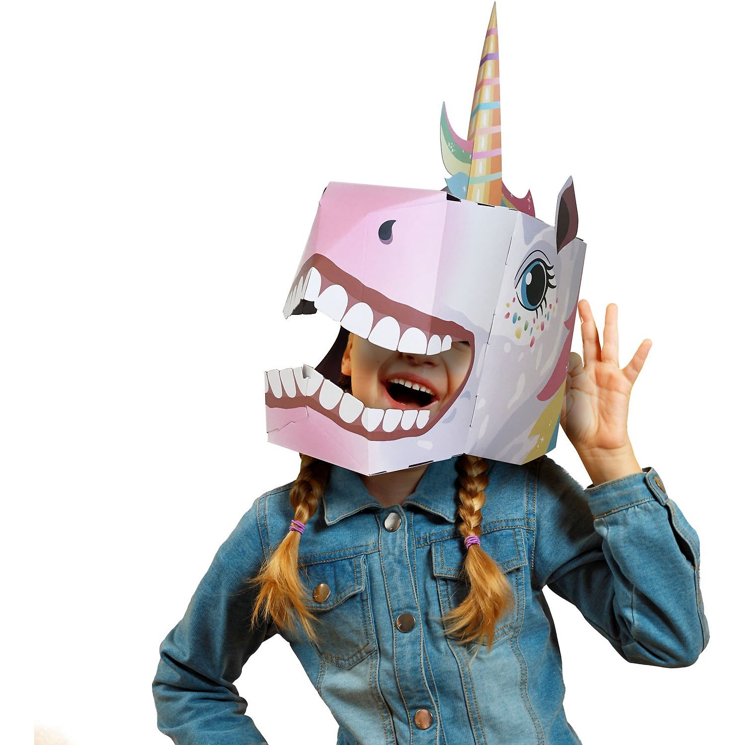 Masca 3D Unicorn Fiesta Crafts FCT-3019 fotografia produsului View 4 L