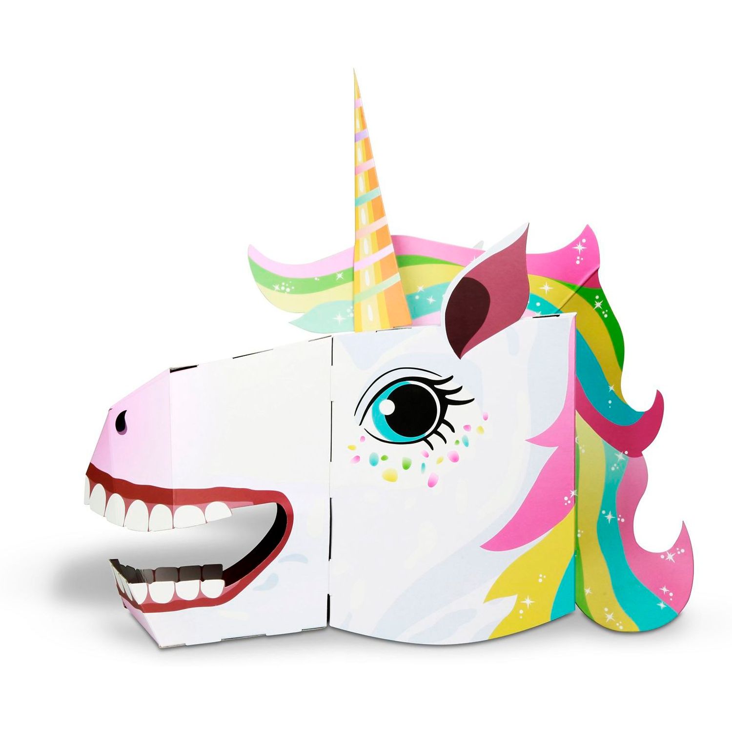 Masca 3D Unicorn Fiesta Crafts FCT-3019 fotografia produsului View 5 L