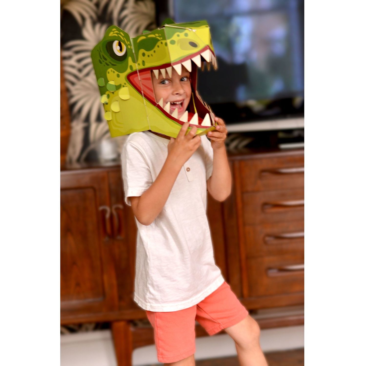 Masca 3D T-Rex Fiesta Crafts FCT-3016 fotografia produsului View 5 L