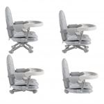 Scaun de masa copii Cangaroo Kiwi Grey fotografia produsului View 4 S