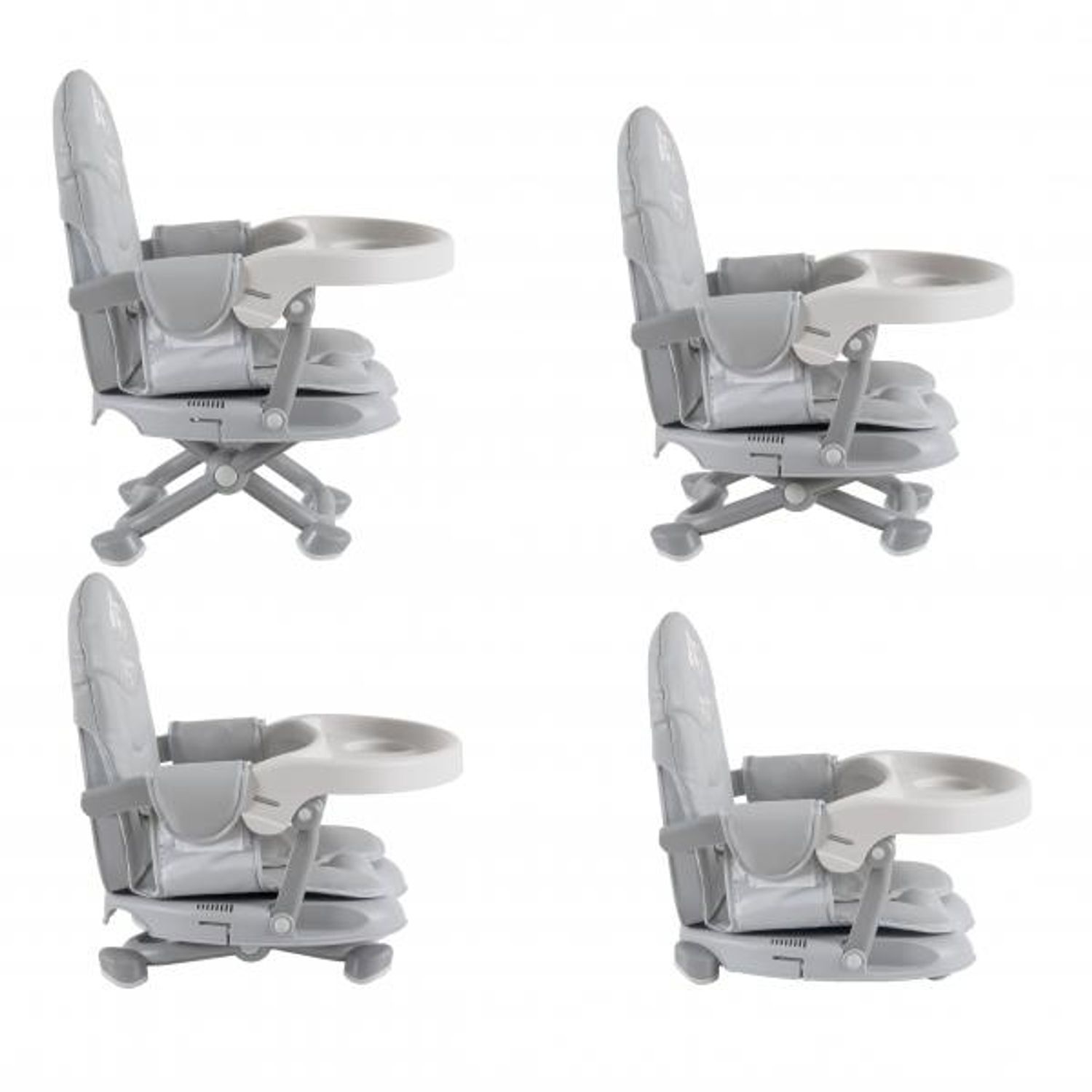 Scaun de masa copii Cangaroo Kiwi Grey fotografia produsului View 4 L