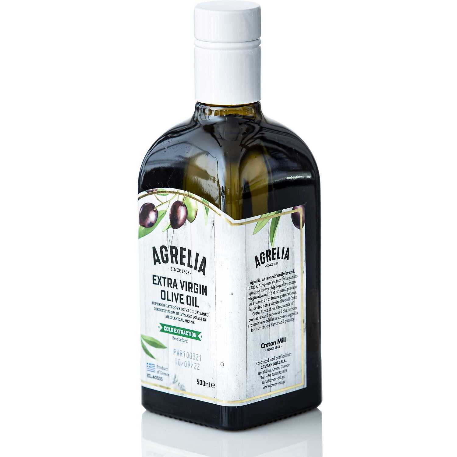Ulei de masline extravirgin Agrelia 500Ml Cretan Mill EG30 fotografia produsului View 3 L