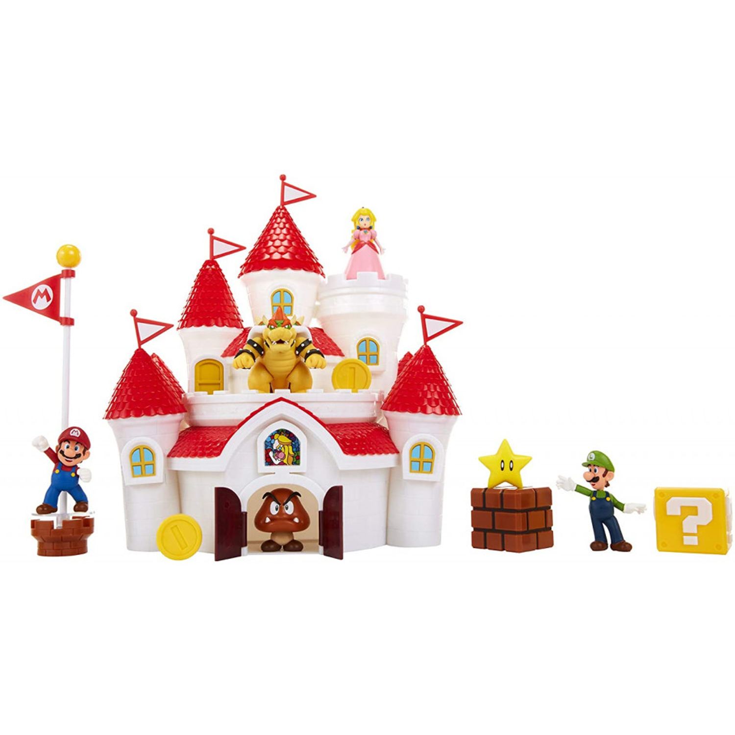 Set de joaca Deluxe Super Mario Nintendo, Castelul Mushroom Kingdom fotografia produsului View 4 L