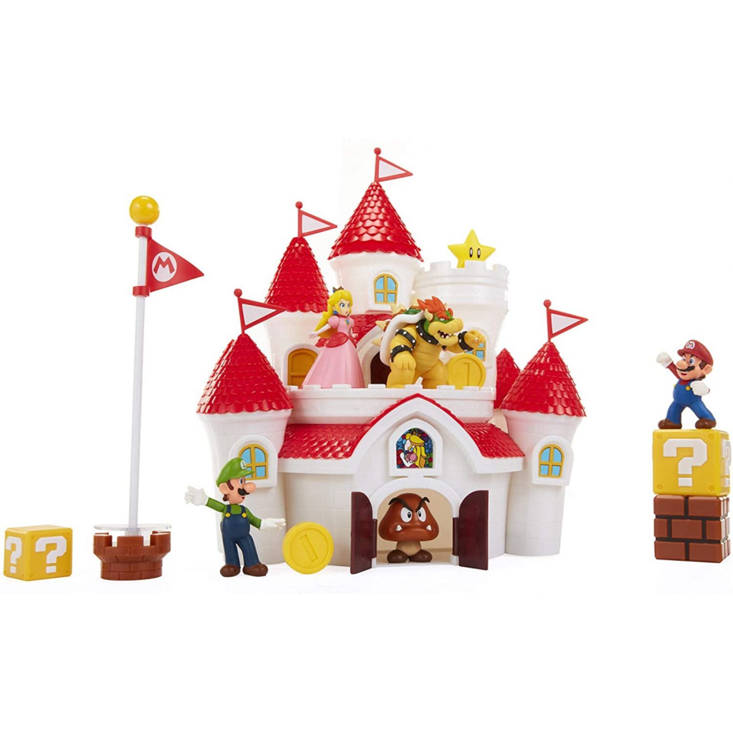 Set de joaca Deluxe Super Mario Nintendo, Castelul Mushroom Kingdom fotografia produsului
