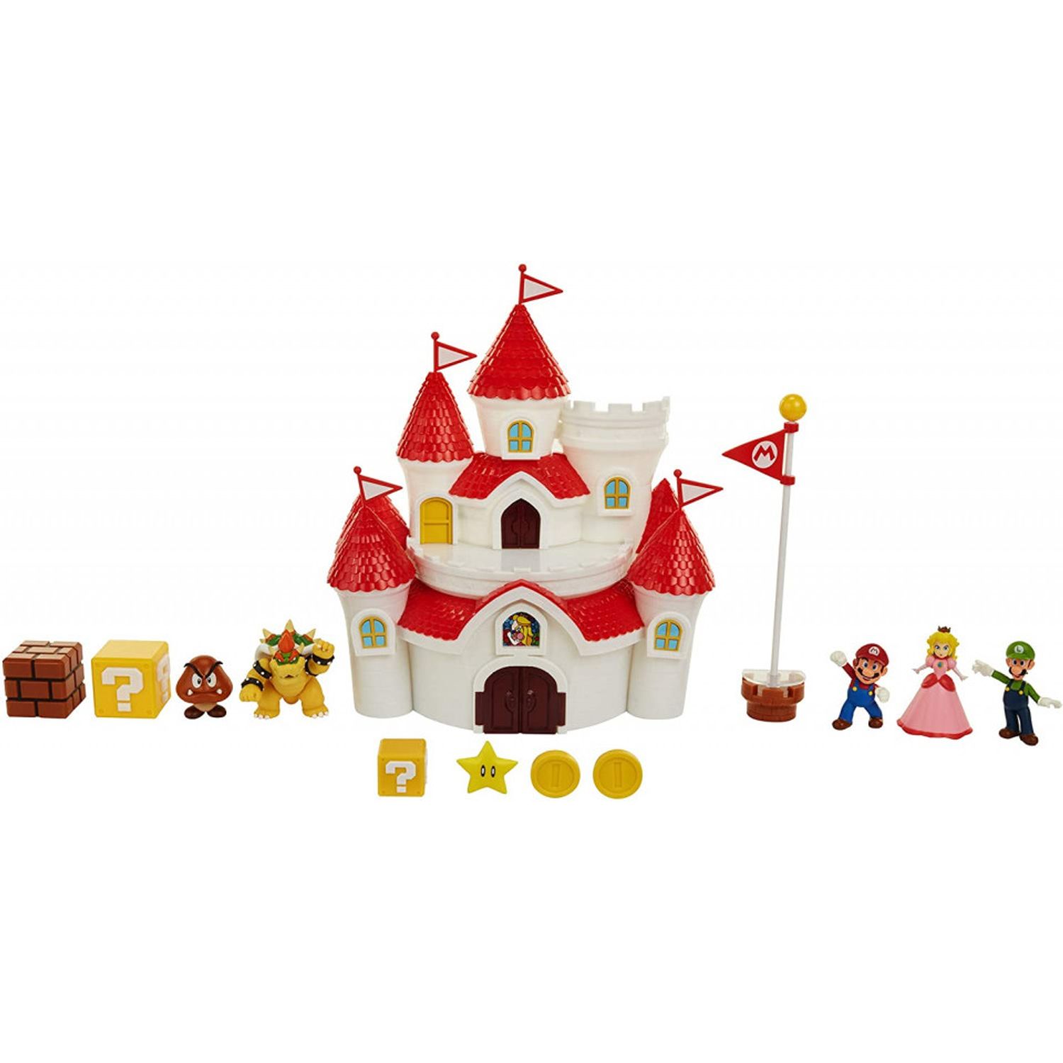Set de joaca Deluxe Super Mario Nintendo, Castelul Mushroom Kingdom fotografia produsului View 2 L
