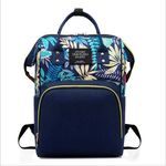 Rucsac multifunctional mamici Leaves Bambinice BN028_Albastru fotografia produsului View 2 S