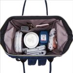 Rucsac multifunctional mamici Leaves Bambinice BN028_Albastru fotografia produsului View 8 S