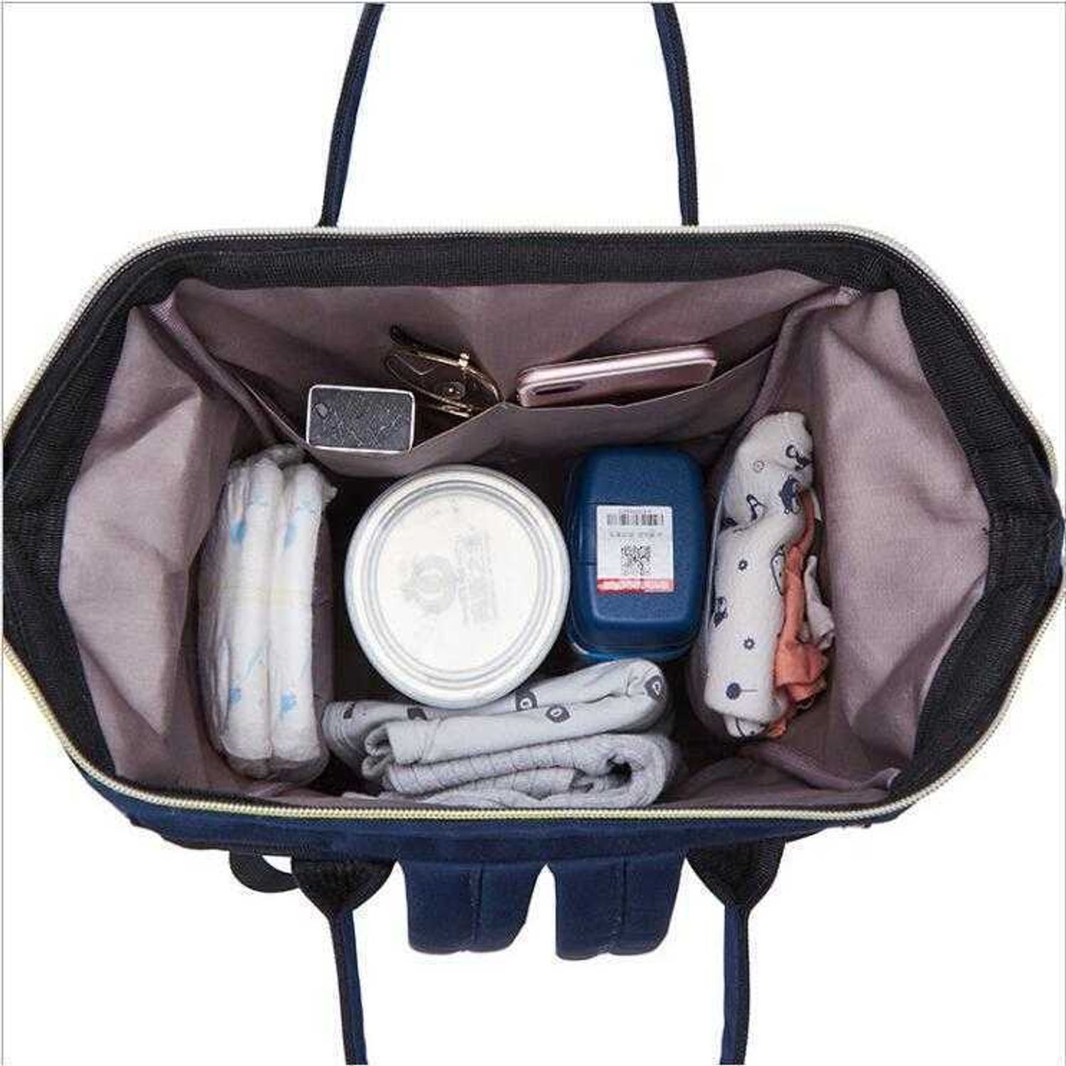 Rucsac multifunctional mamici Leaves Bambinice BN028_Albastru fotografia produsului View 8 L