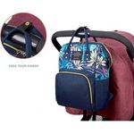 Rucsac multifunctional mamici Leaves Bambinice BN028_Albastru fotografia produsului View 7 S